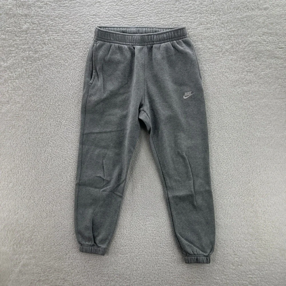 Nike Sweatpants Mens M Gray Sportswear Club Fleece Jogger Gym Comfort Sport